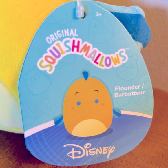 Disney x Squishmallow - The Little Mermaid’s Flounder - Picture 2 of 2
